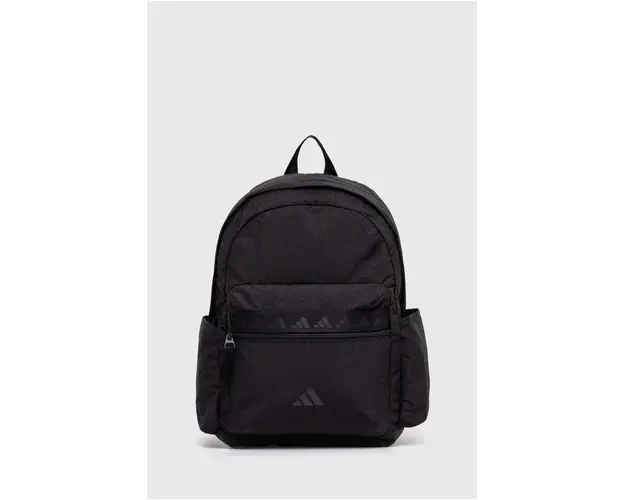 adidas rucsac culoarea negru, mare, neted, IS5688