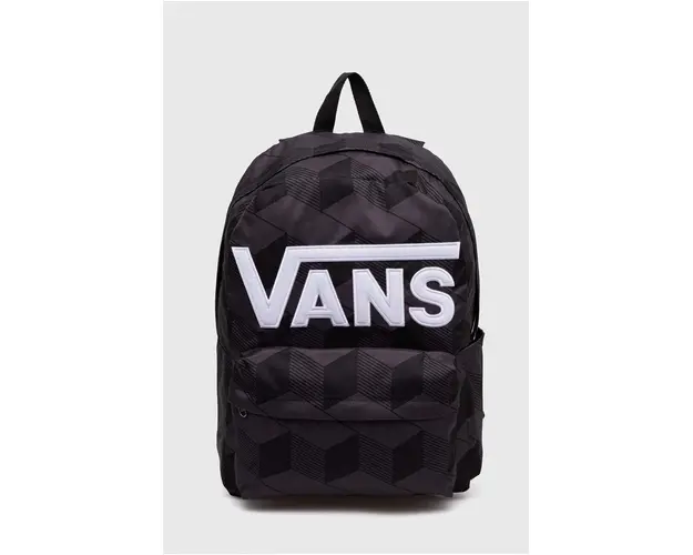 Vans rucsac culoarea negru, mare, cu imprimeu, VN000H4ZKOU1
