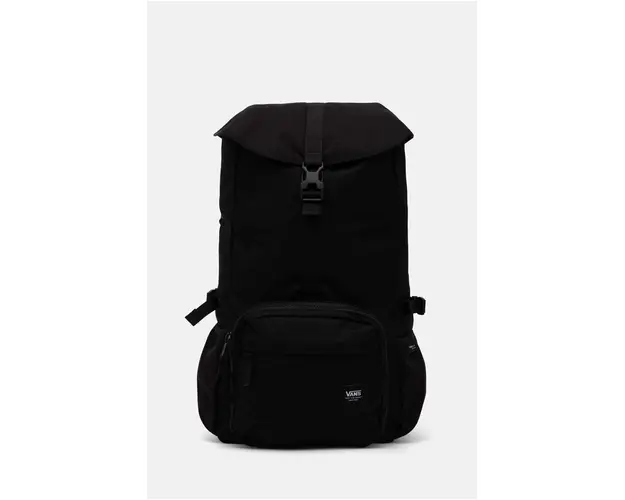 Vans rucsac culoarea negru, mare, neted, VN000HRFBLK1