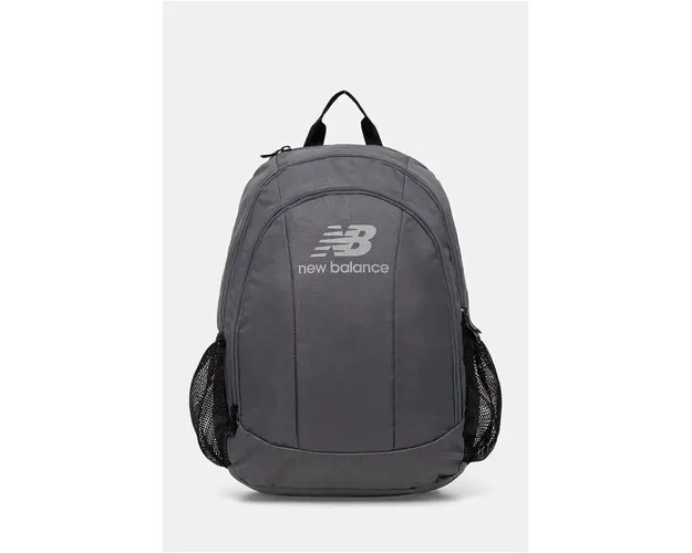New Balance rucsac culoarea gri, mare, neted, LAB23181GT