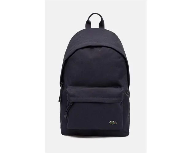 Lacoste rucsac culoarea albastru marin, mare, neted, NU4592NE