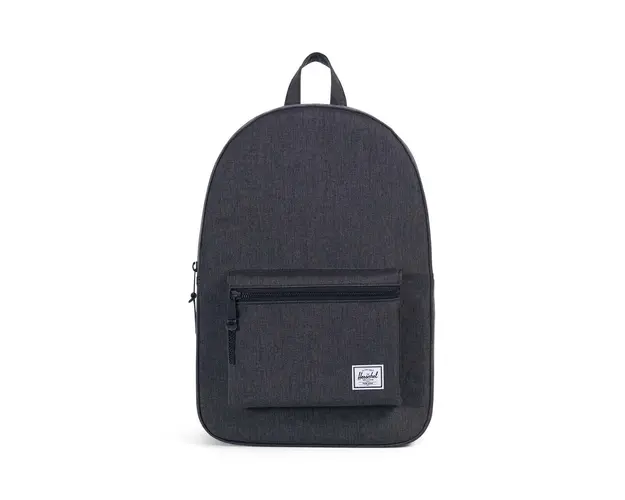 Herschel rucsac Settlement Black Crosshat culoarea negru, mare, neted, 10005-02093-OS