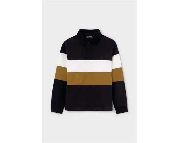 Mayoral longsleeve copii culoarea negru, modelator, 7101