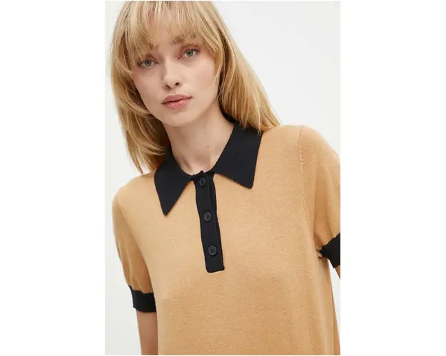 Levi's pulover din amestec de lana femei, culoarea bej, light, A8892