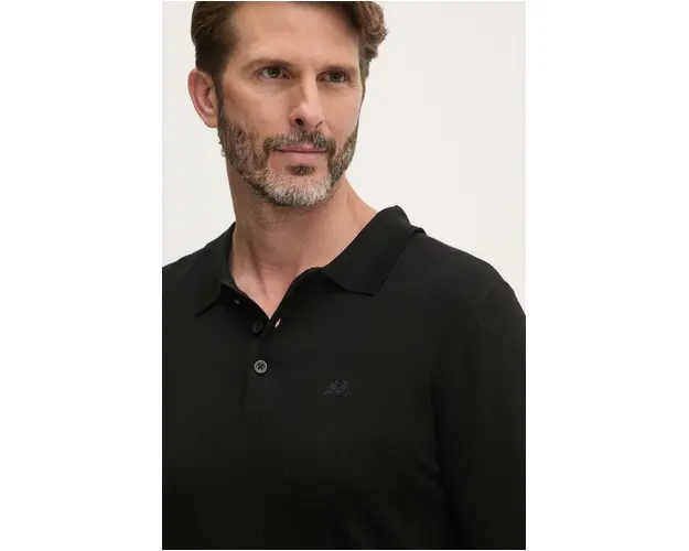 Lindbergh pulover barbati, culoarea negru, light, 30-800144