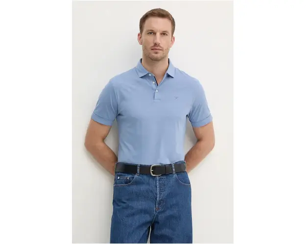 Hackett London polo de bumbac cu imprimeu, HM563339