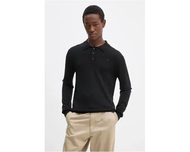 G-Star Raw pulover de lana barbati, culoarea negru, light, D25066-D847