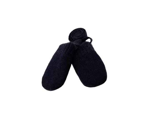 Jamiks manusi cu un amestec de lana pentru copii NIKA culoarea negru, JZH408