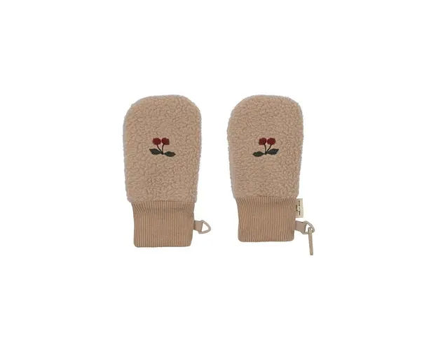 Konges Sløjd manusi copii SAFA BABY MITTENS GRS culoarea maro, KS101291