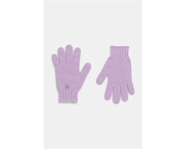 United Colors of Benetton manusi de lana pentru copii culoarea violet, 1244CG00M