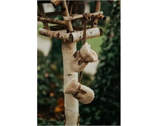 Donsje manusi copii Richy Mittens Alpaca culoarea bej, 6023107