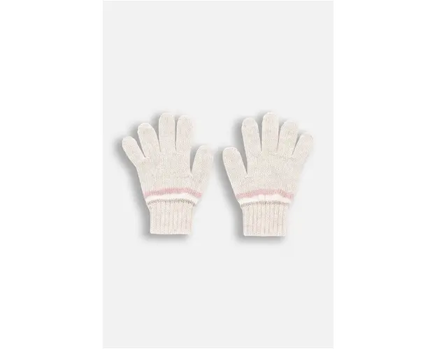 Coccodrillo manusi copii culoarea bej, ACCESSORIES WINTER GIRL