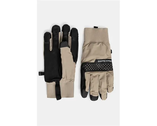 Black Diamond manusi Alpine Softshell culoarea bej, BD801743