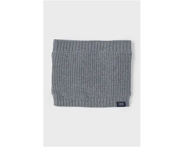 Mayoral fular din bumbac pentru copii culoarea gri, neted, 10819
