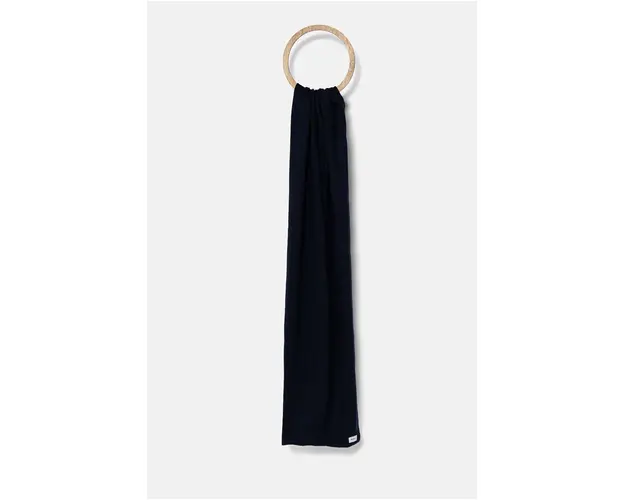 Pepe Jeans esarfa din amestec de lana YELA SCARF culoarea albastru marin, neted, PL060200