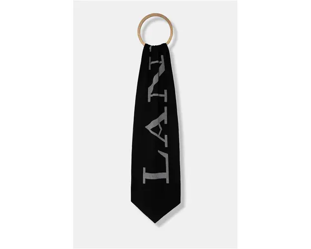 Lanvin fular femei, culoarea negru, modelator, 6L318E.U7713