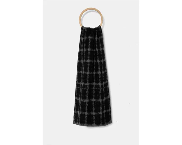 ZADIG&VOLTAIRE esarfa de lana culoarea gri, modelator, OWSC00494