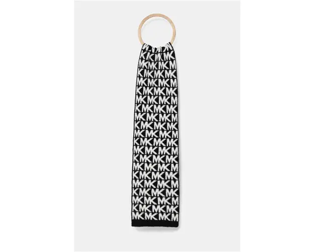MICHAEL Michael Kors fular femei, culoarea negru, modelator, 539844