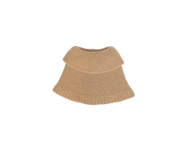 Jamiks fular pentru copii cu amestec de lana EWAN culoarea maro, neted, JZH412