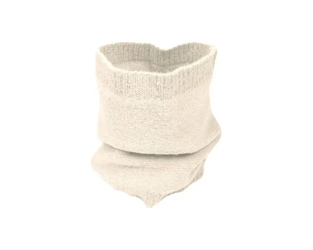 Jamiks fular pentru copii cu amestec de lana LORINA culoarea bej, neted, JZH415