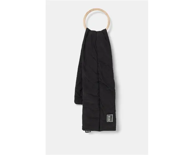 Versace Jeans Couture fular barbati, culoarea negru, neted, 77GA2H73 ZSB13