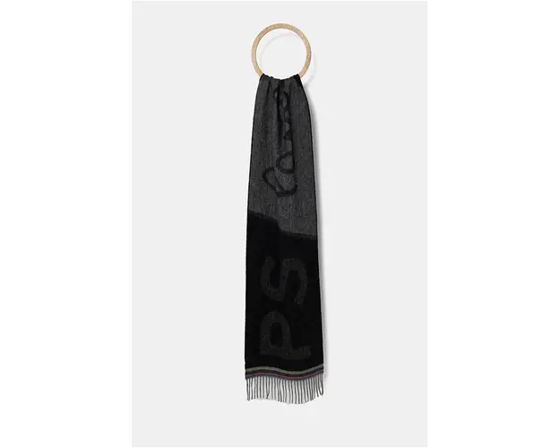PS Paul Smith fular barbati, culoarea negru, modelator, M2A.150K.N076