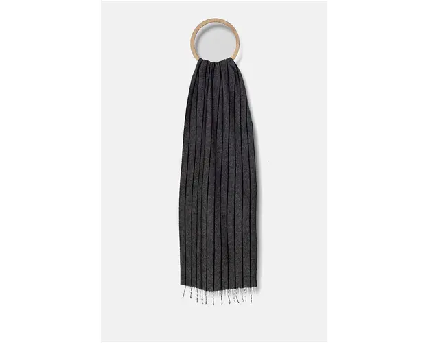 Joop! esarfa de lana culoarea negru, modelator, 30043445