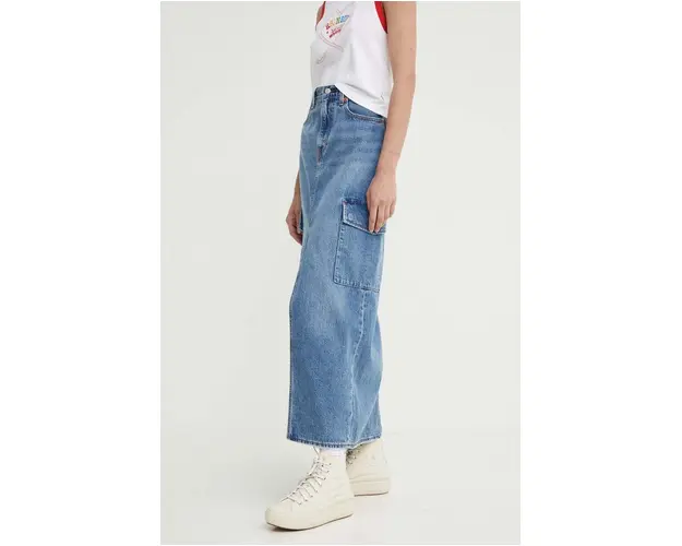 Levi's fusta jeans maxi, drept, 0005S