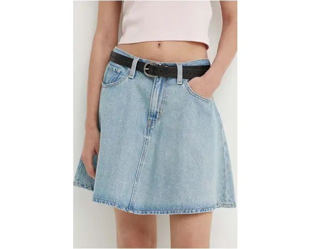 Levi's fusta jeans mini, evazati, A8725