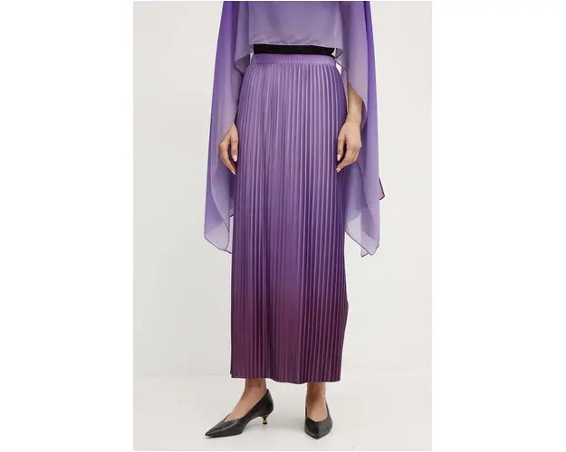 MAX&Co. fusta culoarea violet, maxi, evazati, 2426776031200