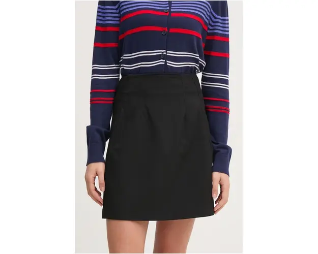 United Colors of Benetton fusta culoarea negru, mini, evazati, 4OIGD003Y