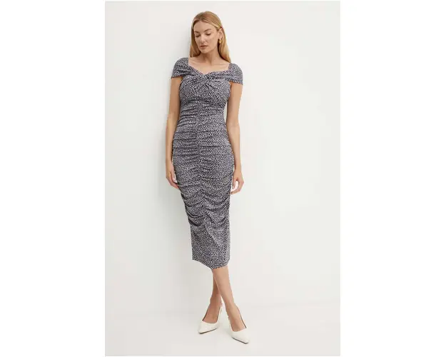 MICHAEL Michael Kors rochie midi, mulata, MT482ELEAK