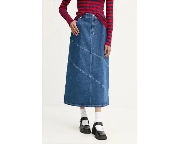 Résumé fusta jeans ClaireRS maxi, evazati, 122671228