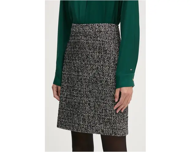 Joop! fusta culoarea negru, mini, drept, 30044072