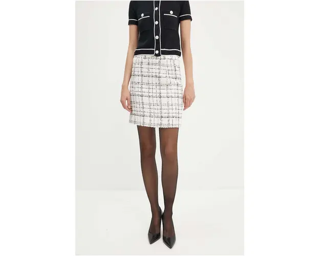 IRO fusta culoarea bej, mini, creion, WP31ZURIEL