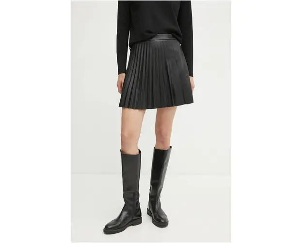 Morgan fusta JACK culoarea negru, mini, evazati, JACK