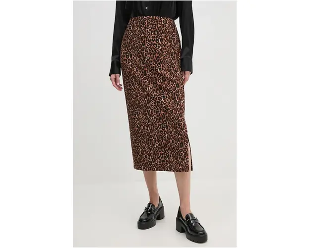Joseph Ribkoff fusta culoarea maro, midi, drept, 244260