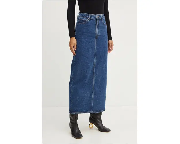 Bardot fusta jeans EVIANNA maxi, drept, 91371SB1