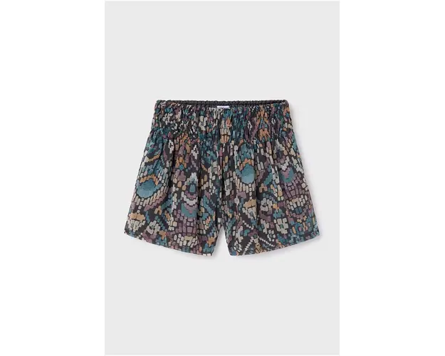 Mayoral pantaloni scurti copii culoarea gri, modelator, 7975