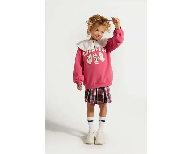 Coccodrillo fusta fete culoarea violet, mini, evazati, ACADEMY GIRL KIDS