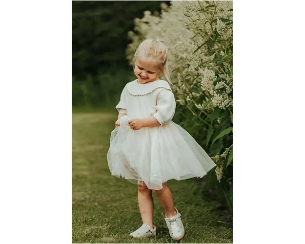 Donsje fusta fete Pien Skirt culoarea bej, mini, evazati, 4035400