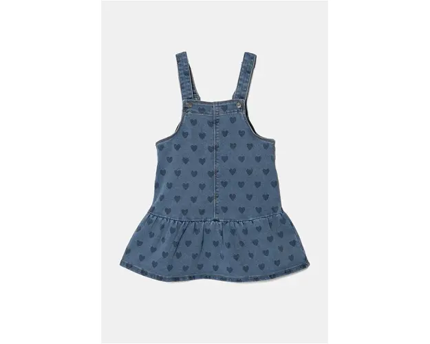 United Colors of Benetton rochie din denim pentru copii mini, evazati, 4OERGV01W