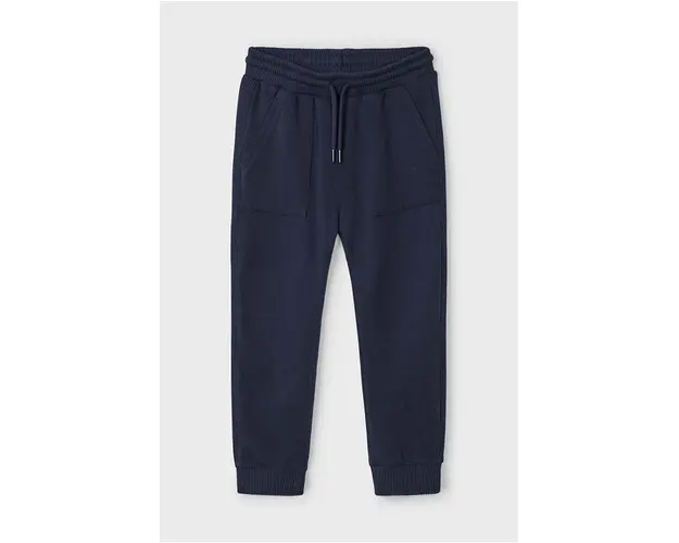 Mayoral pantaloni de trening pentru copii soft touch culoarea albastru marin, melanj, 4532