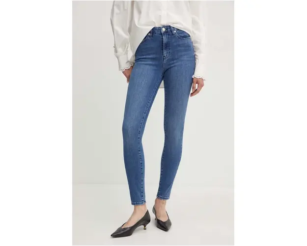 BOSS jeansi femei, culoarea albastru marin, 50518952