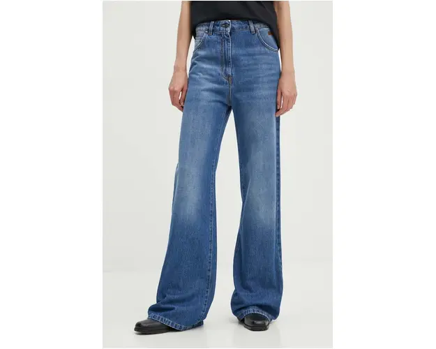 MSGM jeansi femei high waist, 3741MDP230L.247789