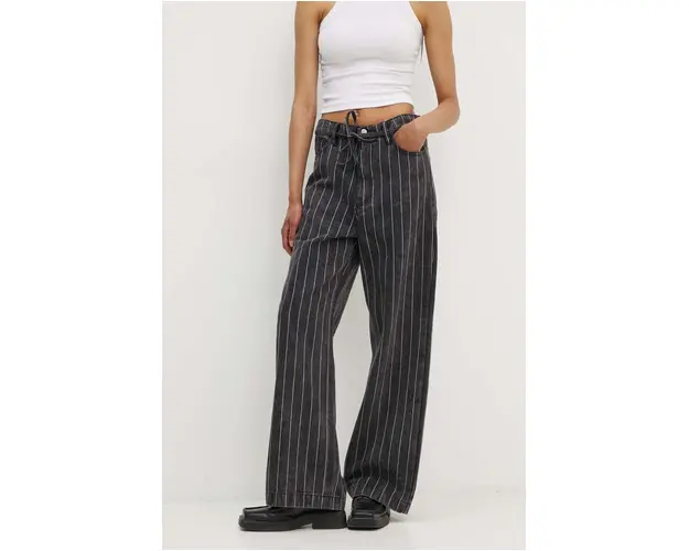 Day Birger et Mikkelsen jeansi Elijah - Denim Stripes femei high waist, DAY65243291