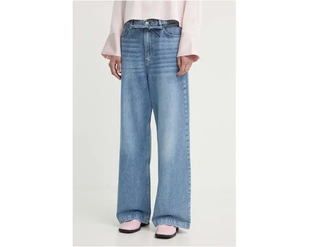 Day Birger et Mikkelsen jeansi Elijah - Blue Soft Denim femei, DAY65243334