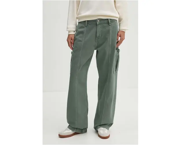 Pepe Jeans jeansi LOOSE ST JEANS HW CLR femei high waist, PL204726