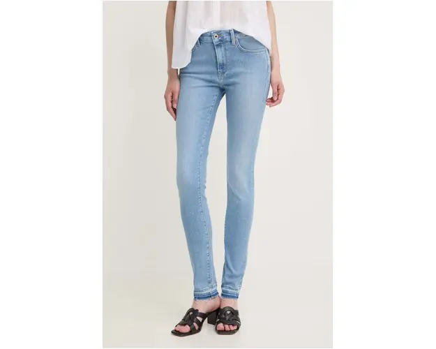 Pepe Jeans jeansi SKINNY JEANS MW femei, PL204728MP9