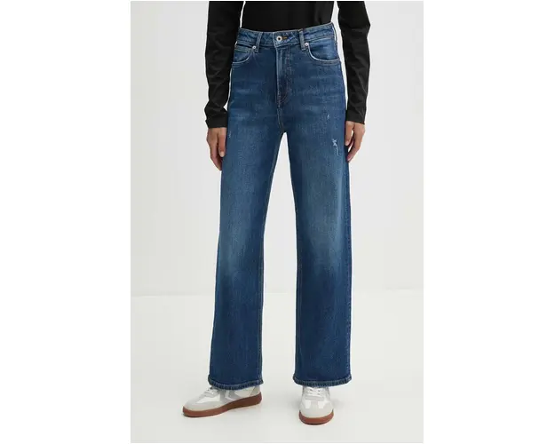 Pepe Jeans jeansi STRAIGHT JEANS UHW femei high waist, PL204731HV4